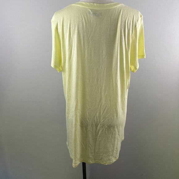 NWOT HALOGEN Yellow Crew Neck Tee‎ (XXL) - Picture 4 of 7